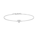Ania Haie Sunny Sparkler Herz Armband Silber